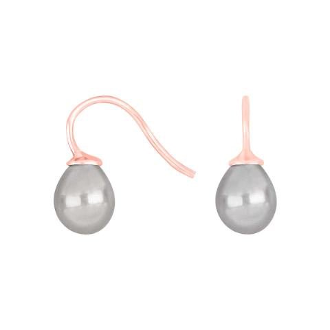 Rosaforg. sølvøreh. m/Mallorca perle farve73 - Urma.dk