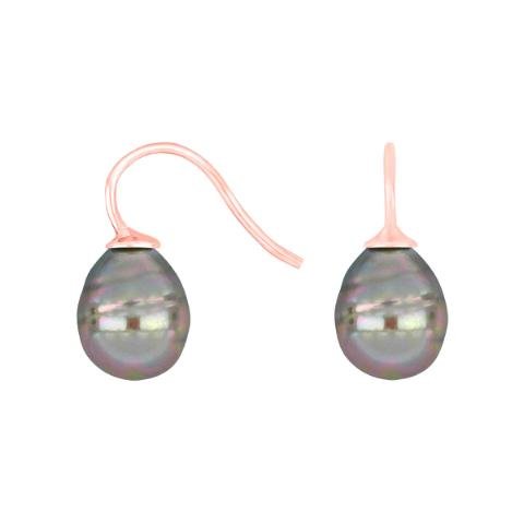 Rosaforg. sølvøreh. m/Mallorca perle farve93 - Urma.dk