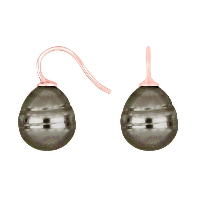 Forg. sølvøreh. m/Mallorca perle farve73
