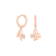 Rosaforgyldt sølv creoler JOLINNOR - Urma.dk