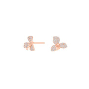 Rosaforgyldt sølv ørestikker LOUISENOR 8mm - Urma.dk