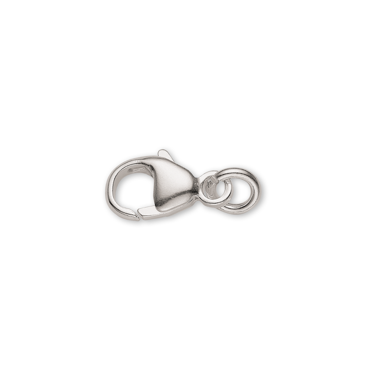 Silver rhodium-plated butterfly clasps for earrings 