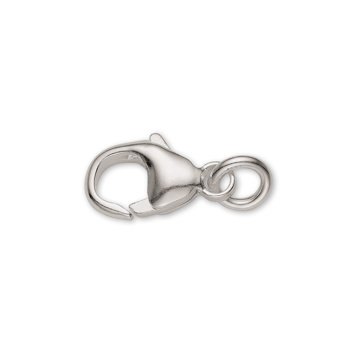 Silver rhodium-plated butterfly clasps for earrings 