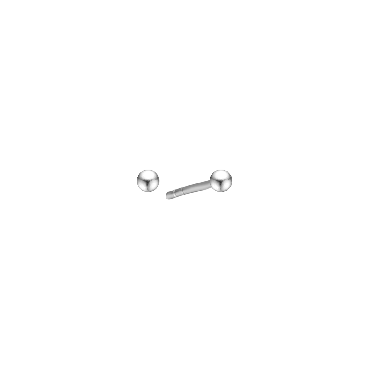 SØLV ØRESTIK 3MM KUGLE