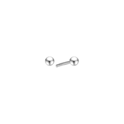 SØLV ØRESTIK 4MM KUGLE