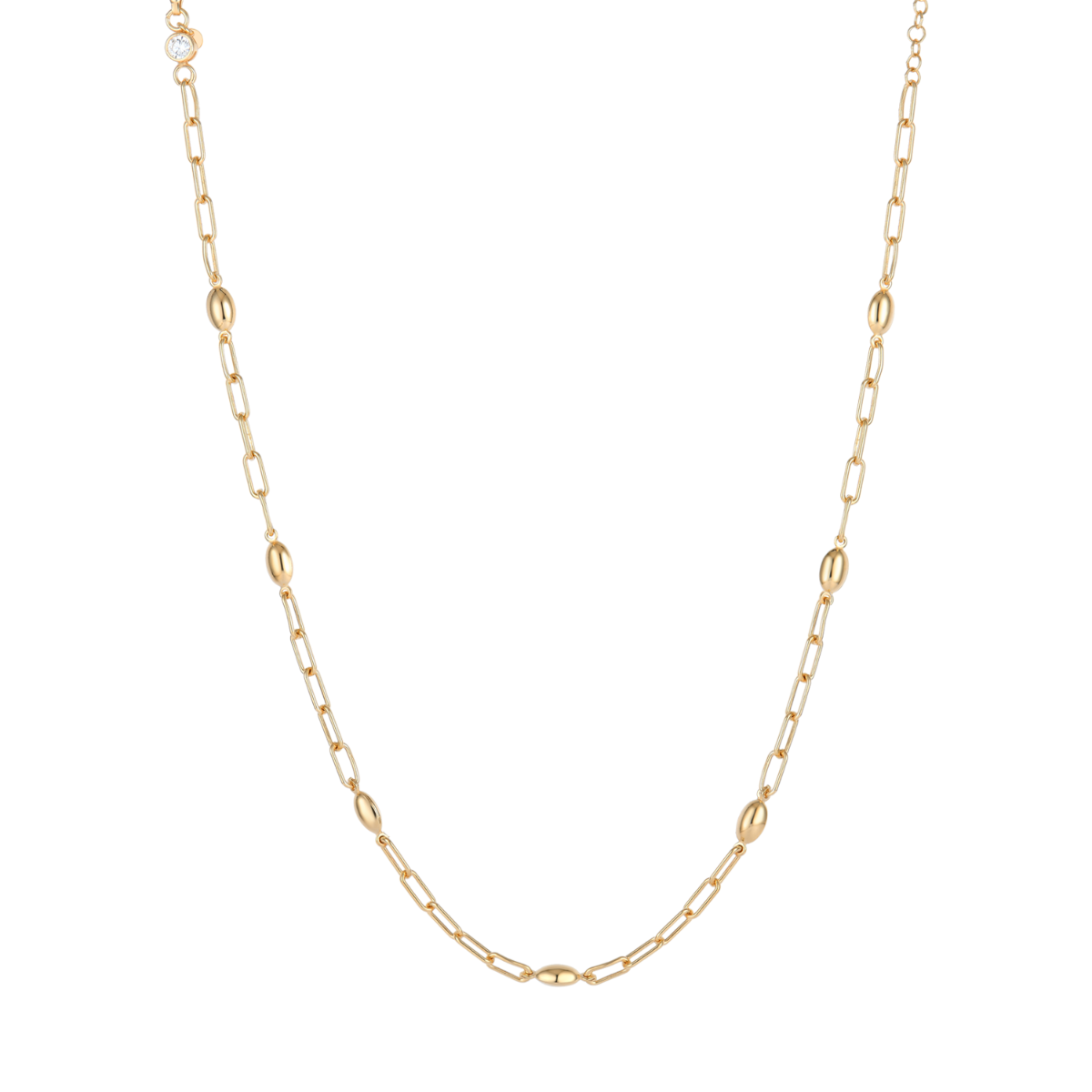 Sølvforgyldt collier