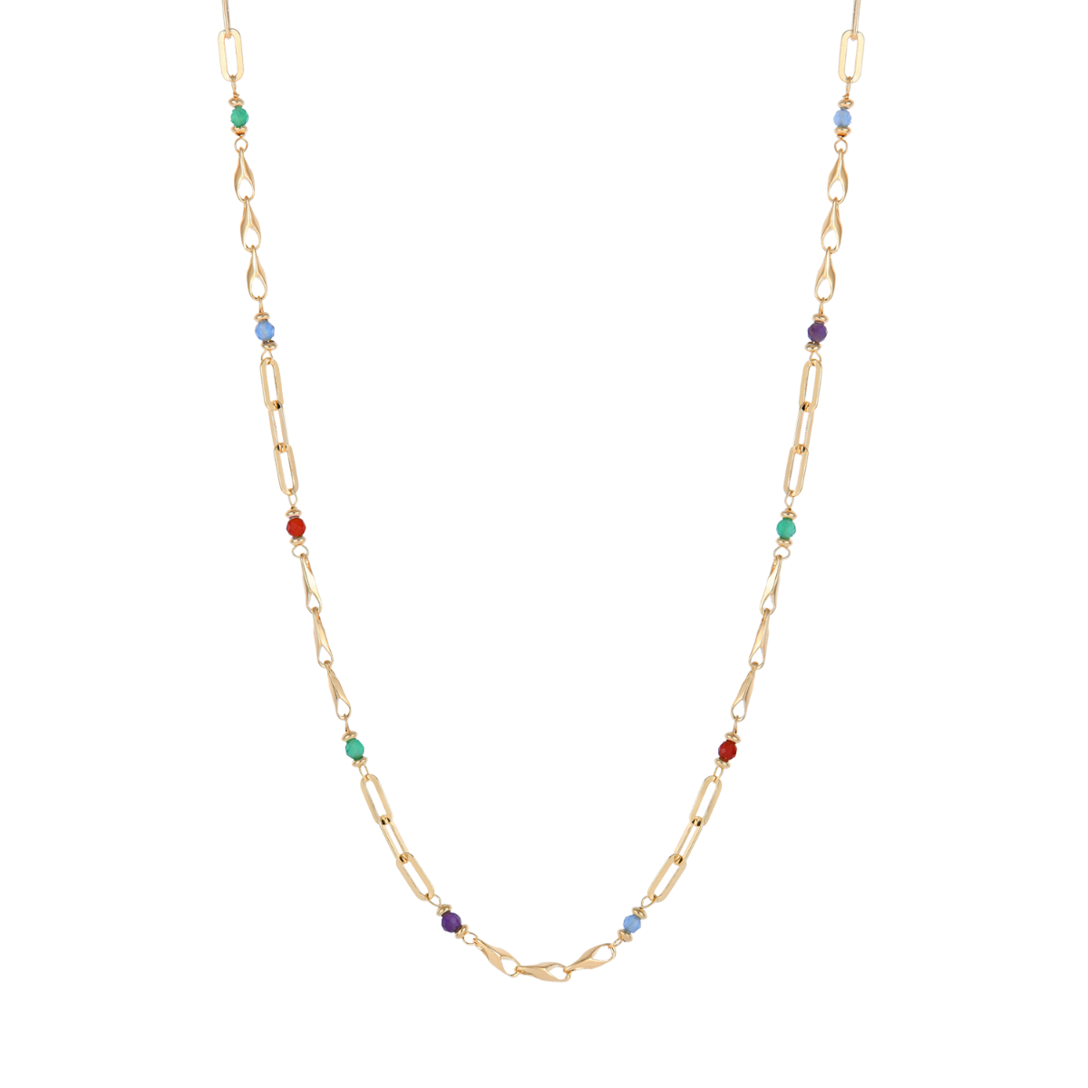 Sølvforgyldt collier