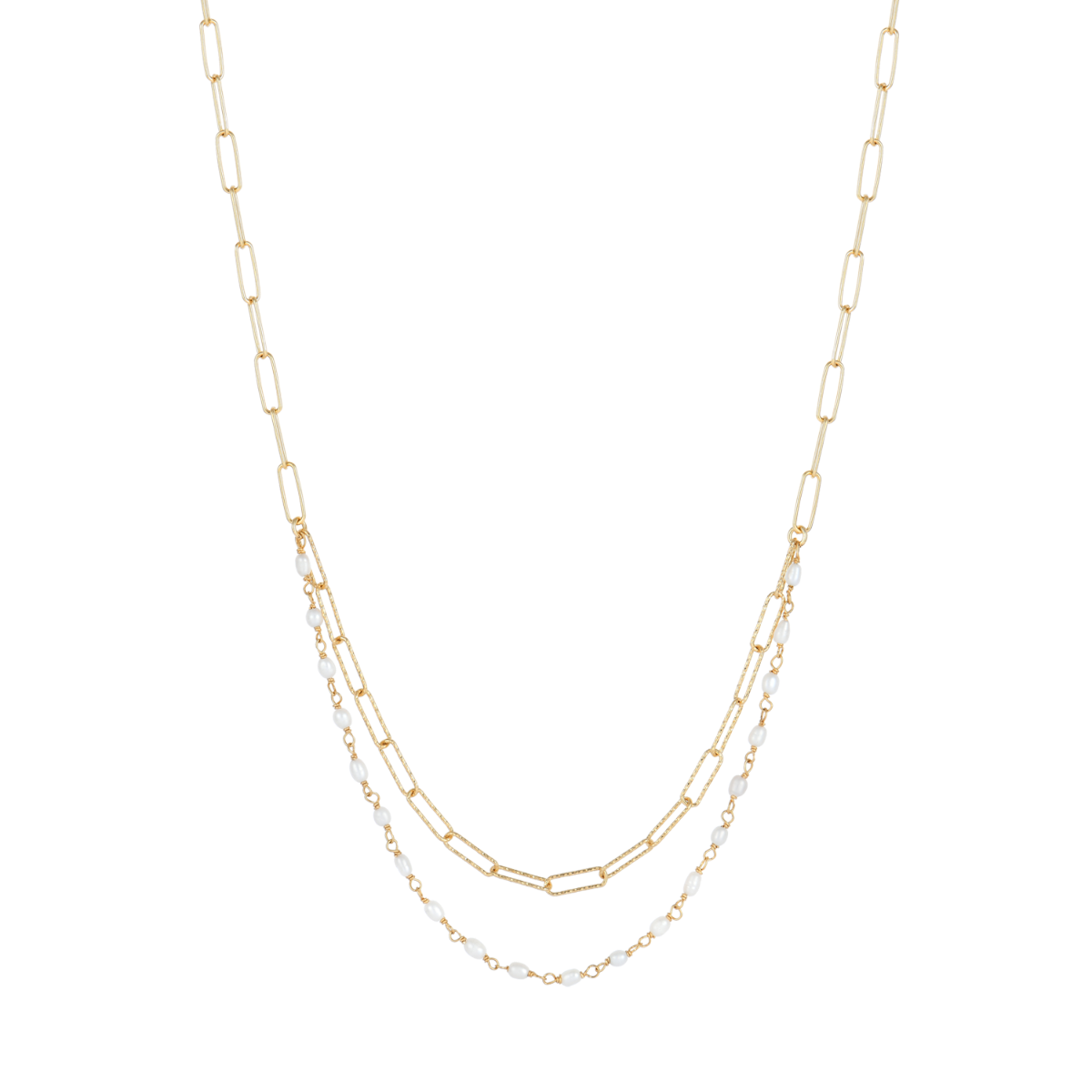 Sølvforgyldt collier