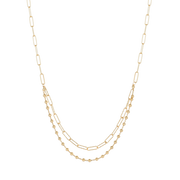 Sølvforgyldt collier