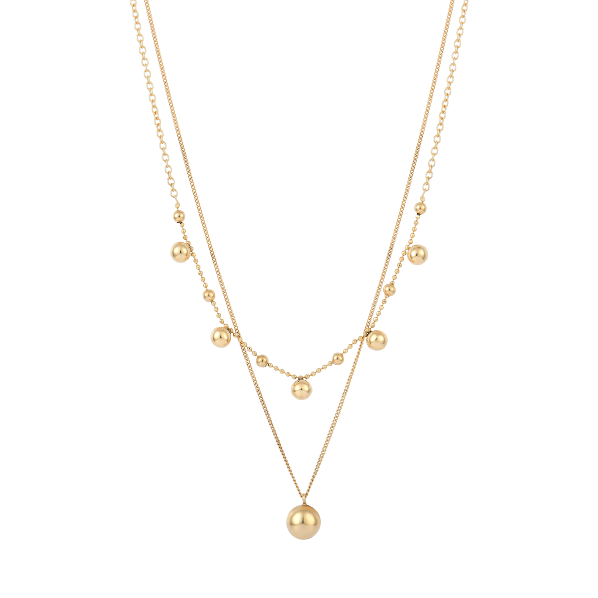 Sølvforgyldt collier