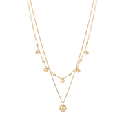 Sølvforgyldt collier