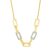 Sølvforgyldt collier