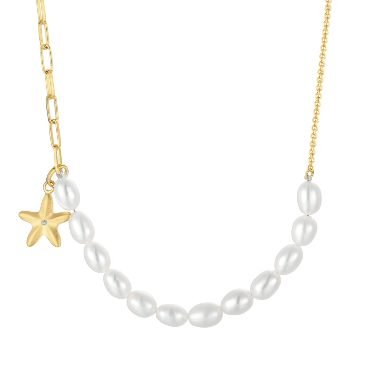Sølvforgyldt collier