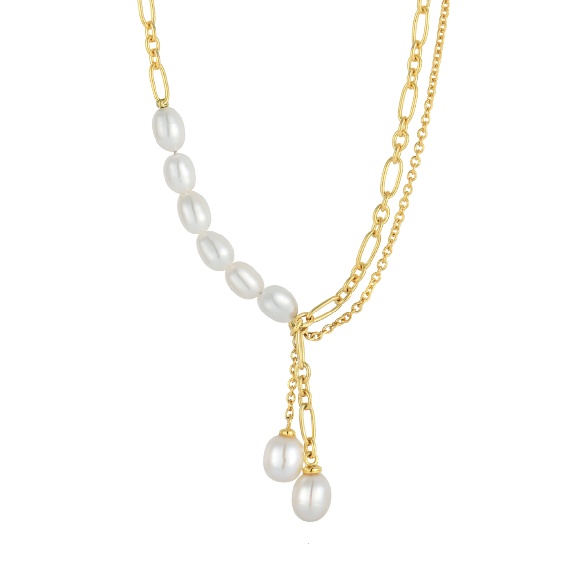 Sølvforgyldt collier