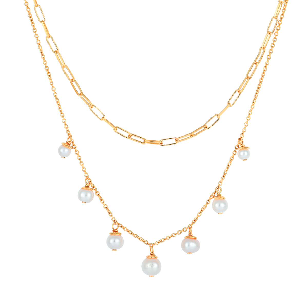 Sølvforgyldt collier