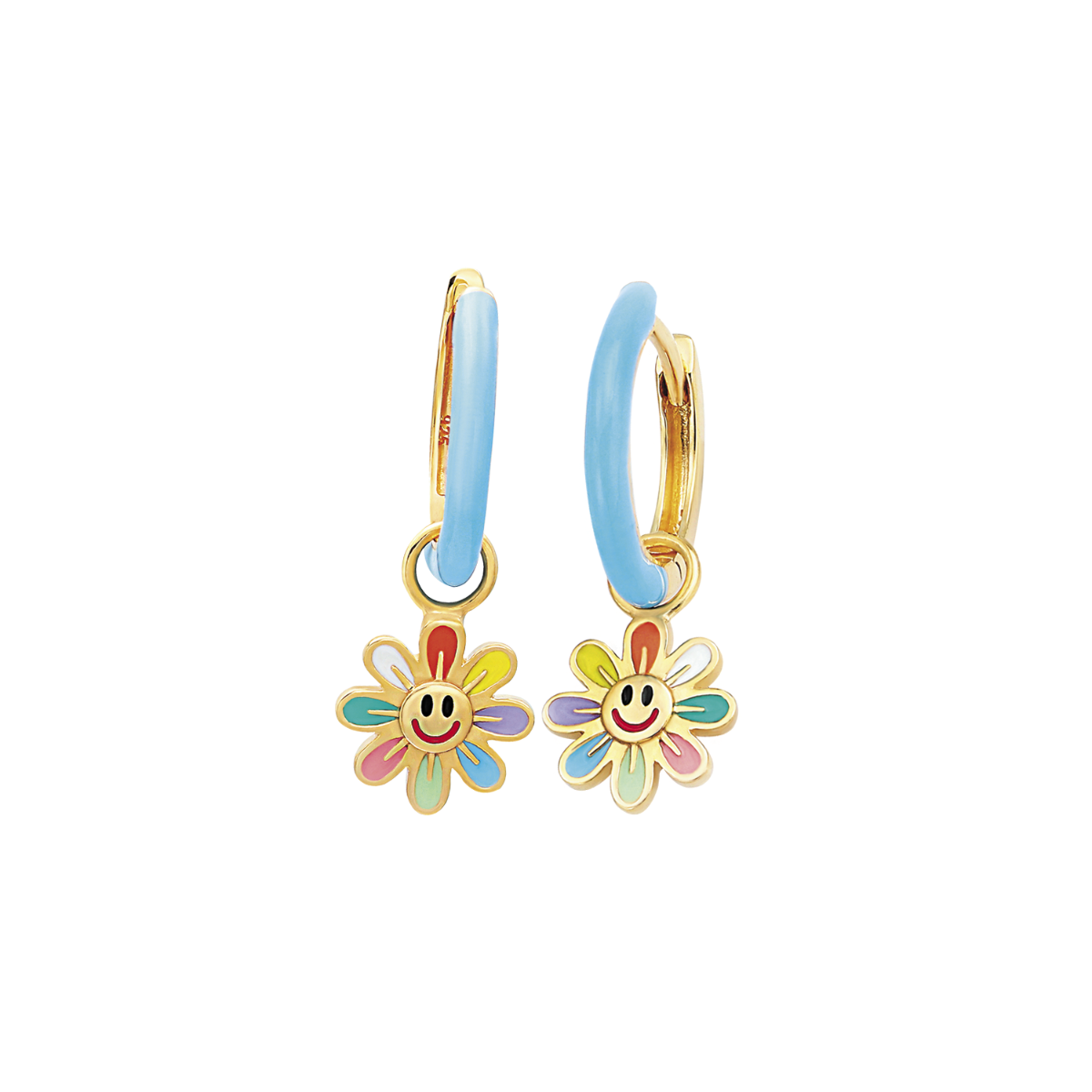 Sølvforgyldt creoler