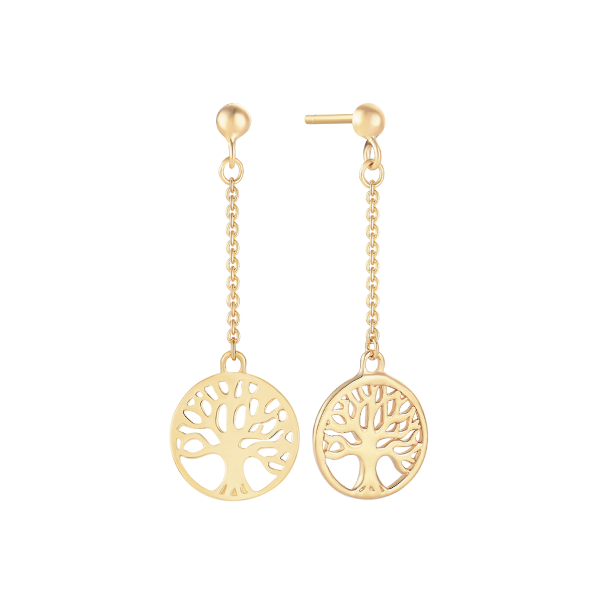 Sølvforgyldt ørehænger