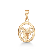 Sølvforgyldt vedhæng