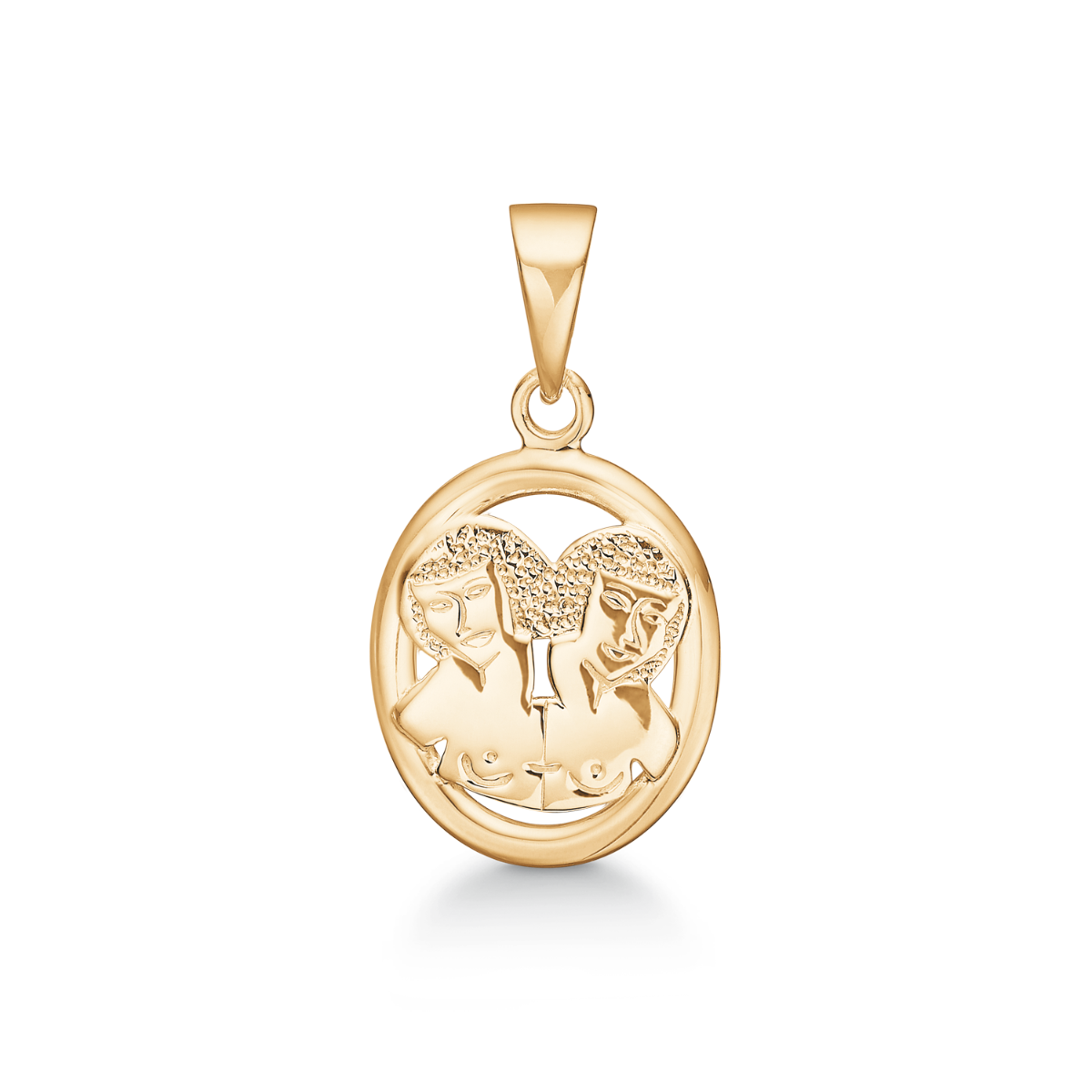 Sølvforgyldt vedhæng