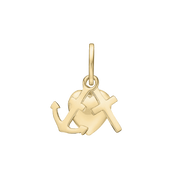 Sølvforgyldt vedhæng