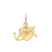 Sølvforgyldt vedhæng