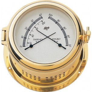 Schatz termo-/hygrometer messing, Succes 140
