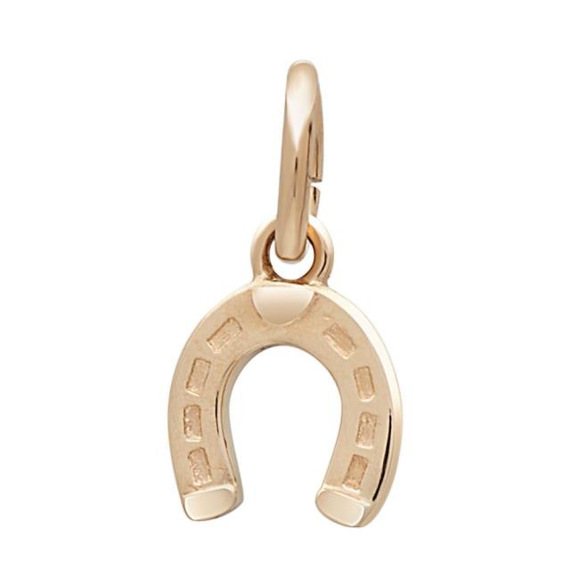 SIERSBØL 14 kt. vedhæng/charm hestesko 6mm - Urma.dk