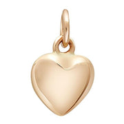 SIERSBØL 14 kt. vedhæng/charm hjerte 8x9mm - Urma.dk