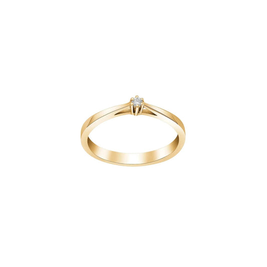 SIERSBØL 14kt. Afrodite guldring m. 0.03ct WSI - Urma.dk