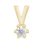 SIERSBØL 14kt. Afrodite guldvedhæng m. 0.10ct WSI - Urma.dk
