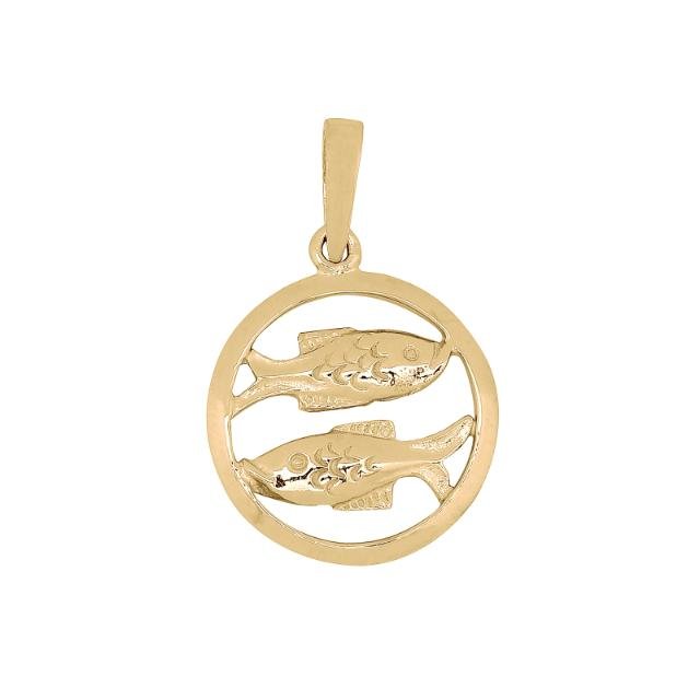 SIERSBØL 14kt. vedhæng FISKEN 15mm - Urma.dk