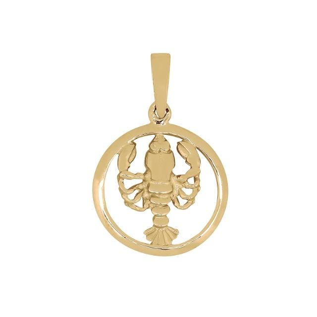 SIERSBØL 14kt. vedhæng KREBSEN 15mm - Urma.dk
