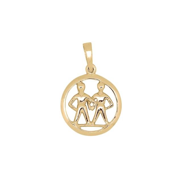 SIERSBØL 14kt. vedhæng TVILLING 12mm - Urma.dk