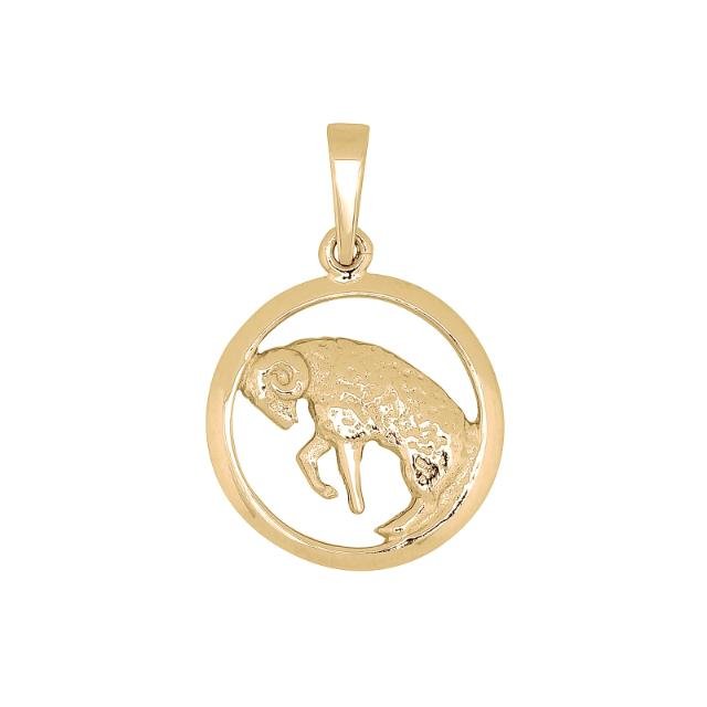 SIERSBØL 14kt. vedhæng VÆDDEREN 15mm - Urma.dk