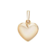 SIERSBØL 8 kt. vedhæng hjerte 15mm - Urma.dk