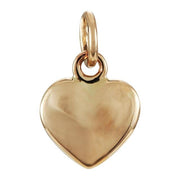 SIERSBØL 8 kt. vedhæng/charm hjerte 8x9mm - Urma.dk