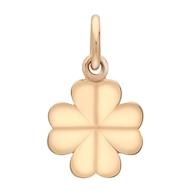 SIERSBØL 8kt. vedhæng/charm firkløver 9mm - Urma.dk