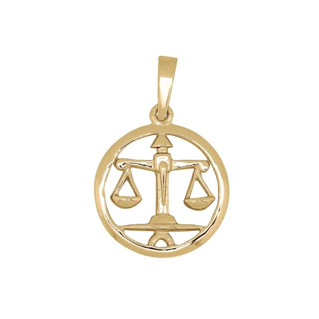 SIERSBØL forgyldt sølv vedhæng VÆGTEN 15mm - Urma.dk