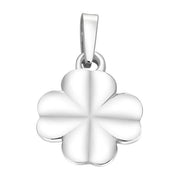 SIERSBØL rhod sølv vedhæng/charm firkløver 9mm - Urma.dk