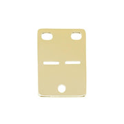 SIERSBØL sølv forgyldt kadaverskilt 26x18mm - Urma.dk