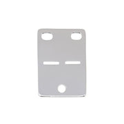 SIERSBØL sølv rhod. kadaverskilt 26x18mm - Urma.dk