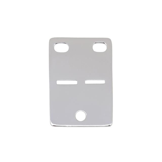 SIERSBØL sølv rhod. kadaverskilt 26x18mm - Urma.dk