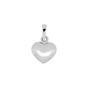 SIERSBØL sølv rhod. vedhæng hjerte - Urma.dk