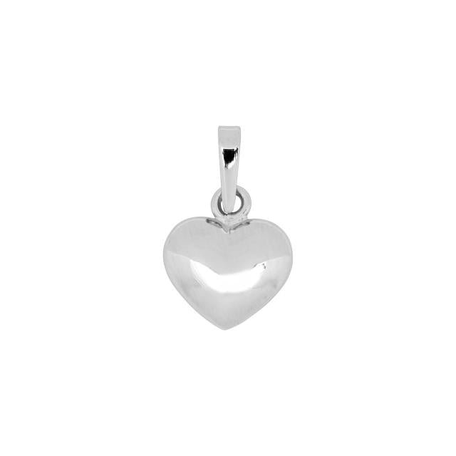 SIERSBØL sølv rhod. vedhæng hjerte - Urma.dk