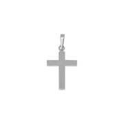 SIERSBØL sølv rhod. vedhæng kors 26mm - Urma.dk