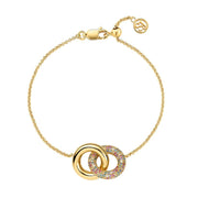 Sif 18 karat forgyldt sterling sølv Armbånd Carrara SJ - B2477 - XCZ - YG - Urma.dk