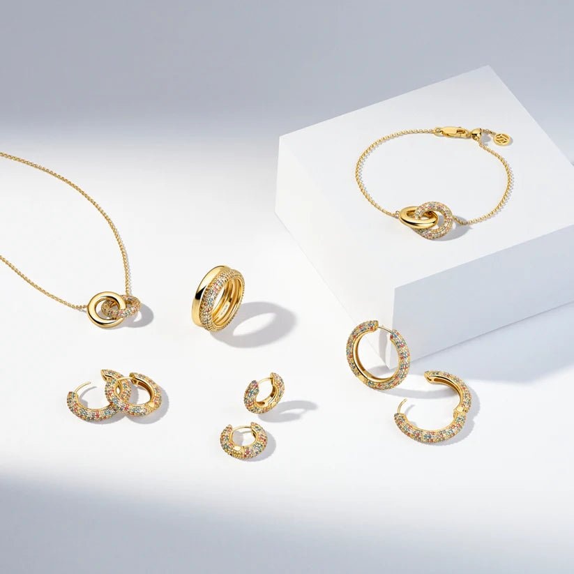 Sif 18 karat forgyldt sterling sølv Armbånd Carrara SJ - B2477 - XCZ - YG - Urma.dk