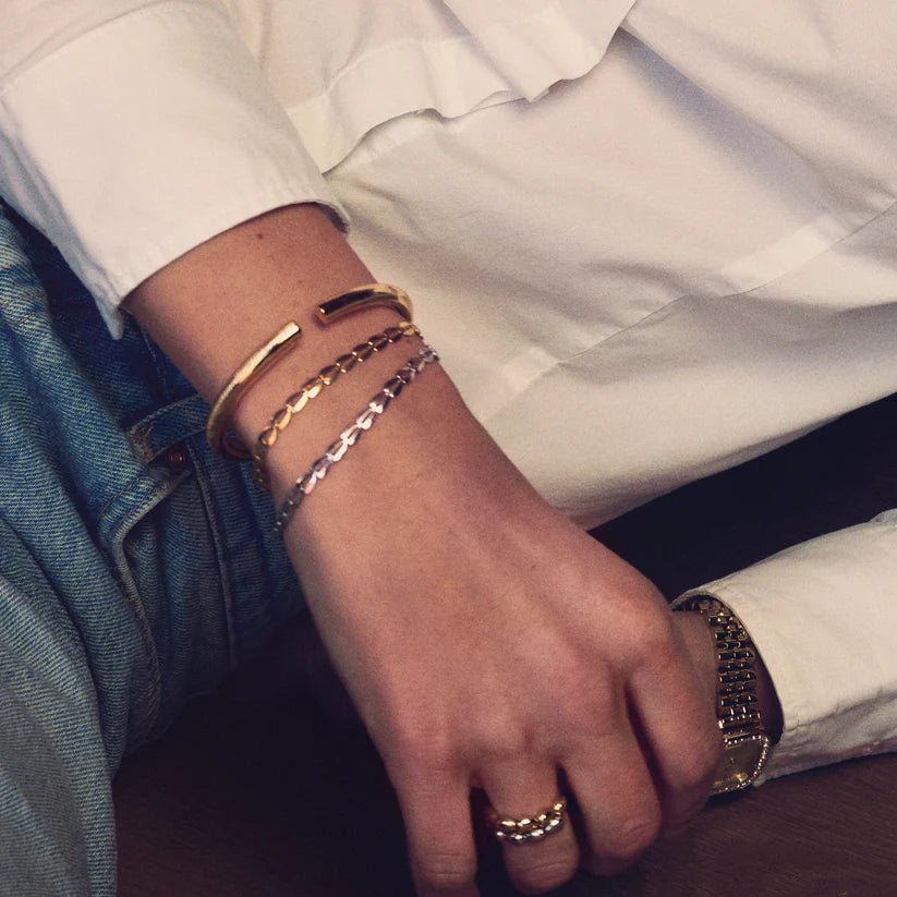 Sif 18 karat forgyldt sterling sølv Armbånd Heartbeat SJ - B2752 - YG - Urma.dk