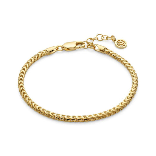 Sif 18 karat forgyldt sterling sølv Armbånd Muro SJ - B2754 - YG - Urma.dk