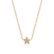 Sif 18 karat forgyldt sterling sølv Halskæde Astri SJ - N2706 - CZ - YG - Urma.dk